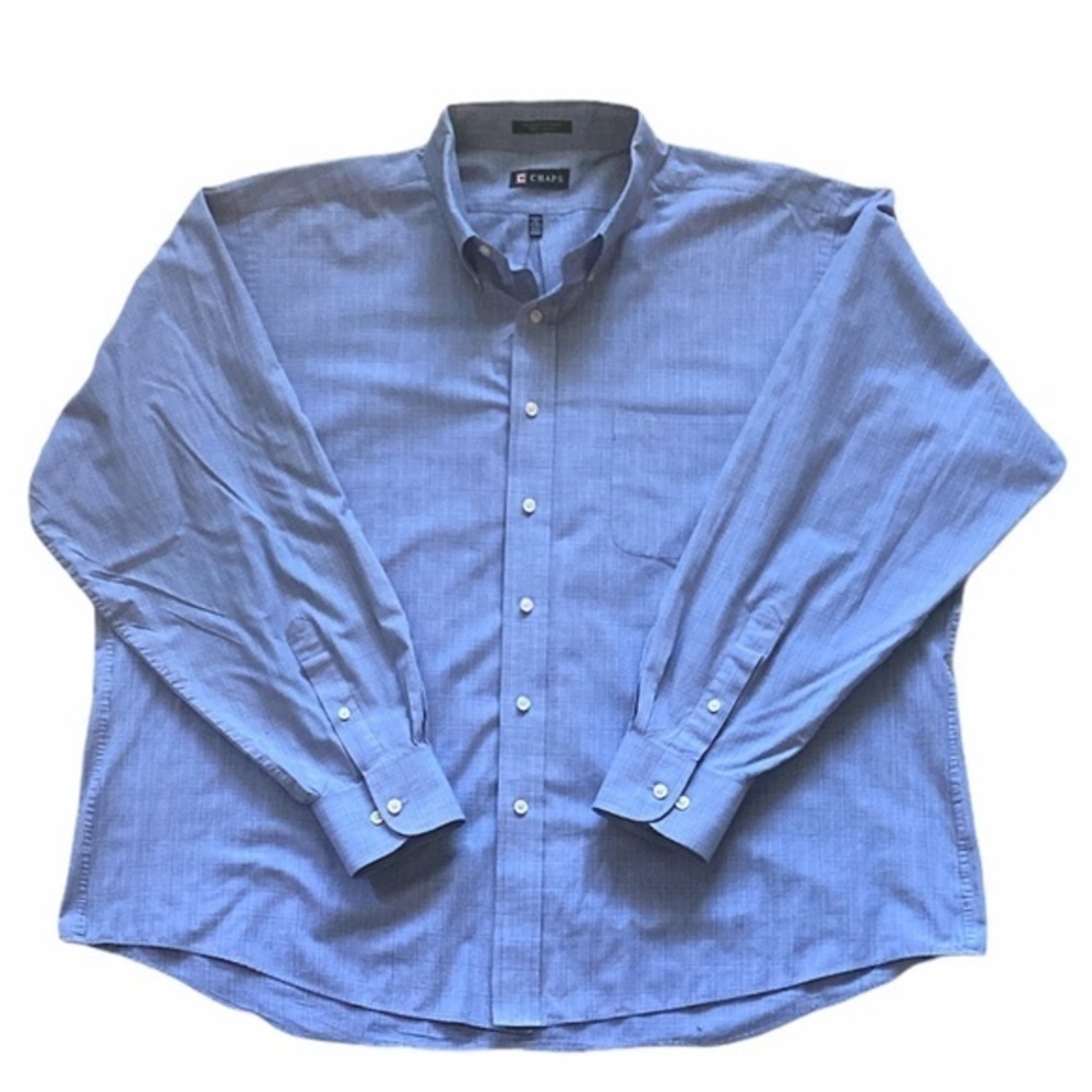 Chaps Wrinkle Free Long Sleeve Shirt Sz. XXL‎